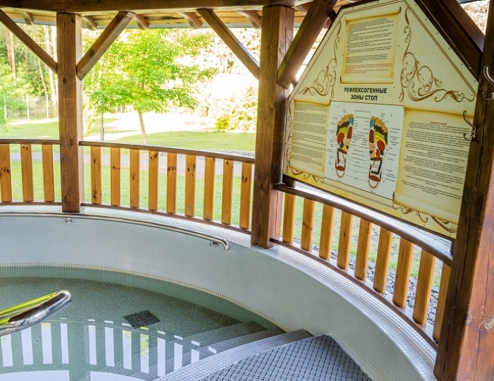 Дорожка Кнейппа - Санаторий «Приозерный» Беларусь