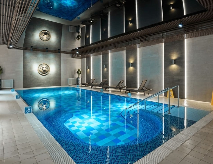 Бассейн с минеральной водой и аквааэробика - Санаторий «Приозерный» Беларусь